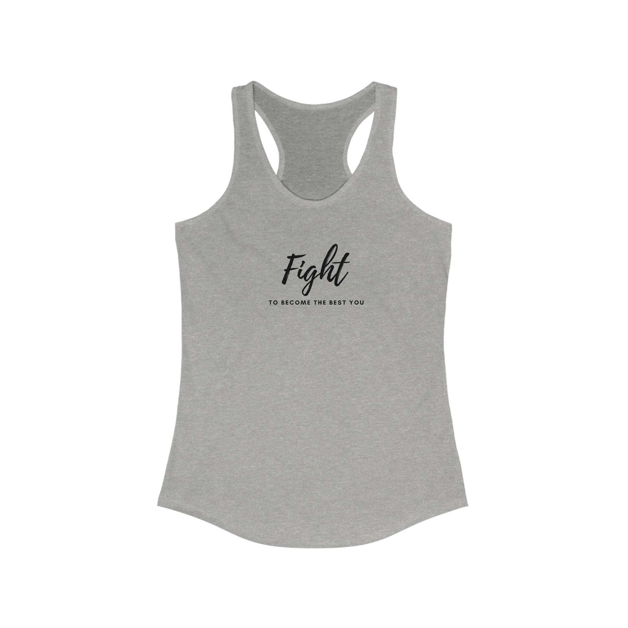 Women's Racerback Tank- "Fight to become the best you" - Image 7