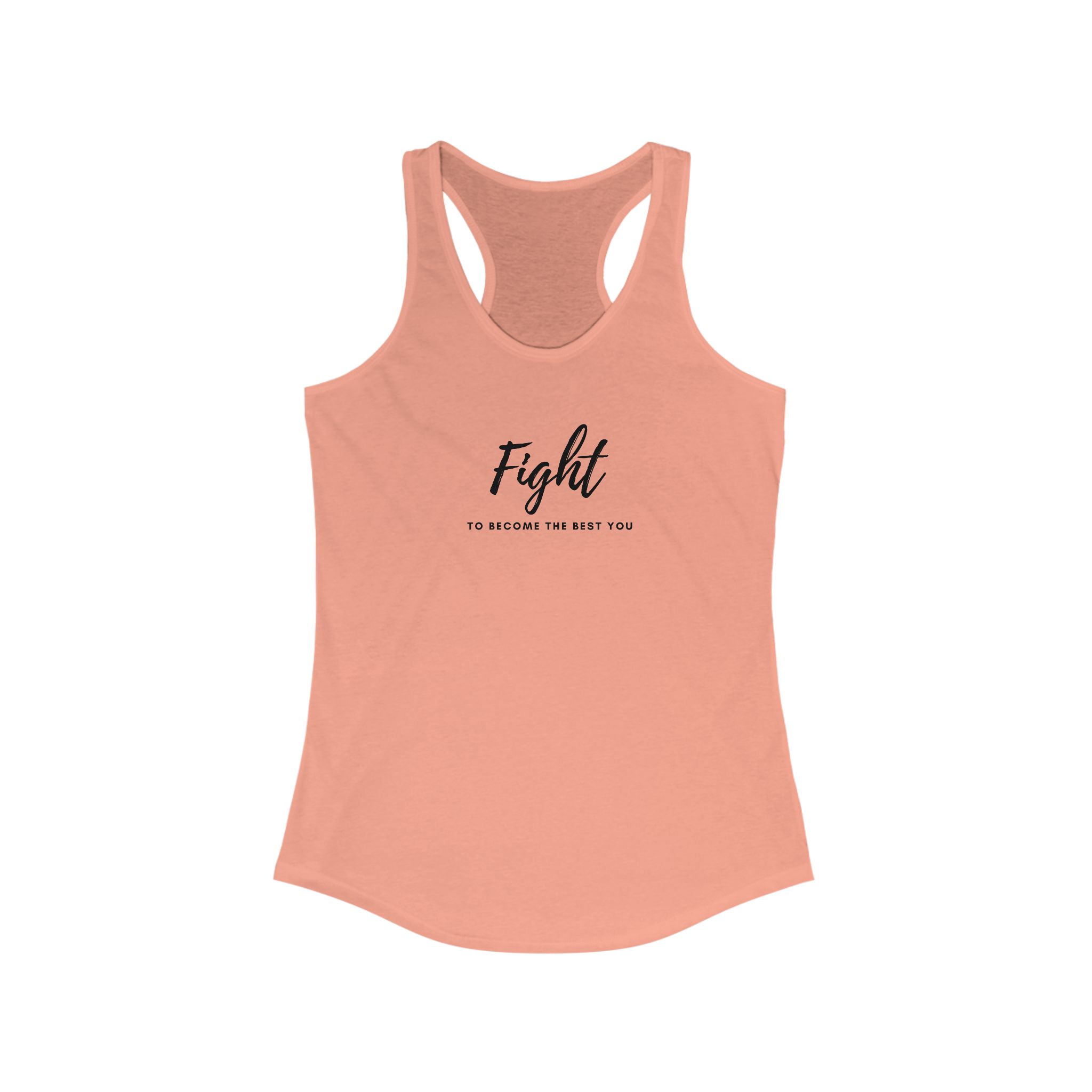 Women's Racerback Tank- "Fight to become the best you" - Image 5