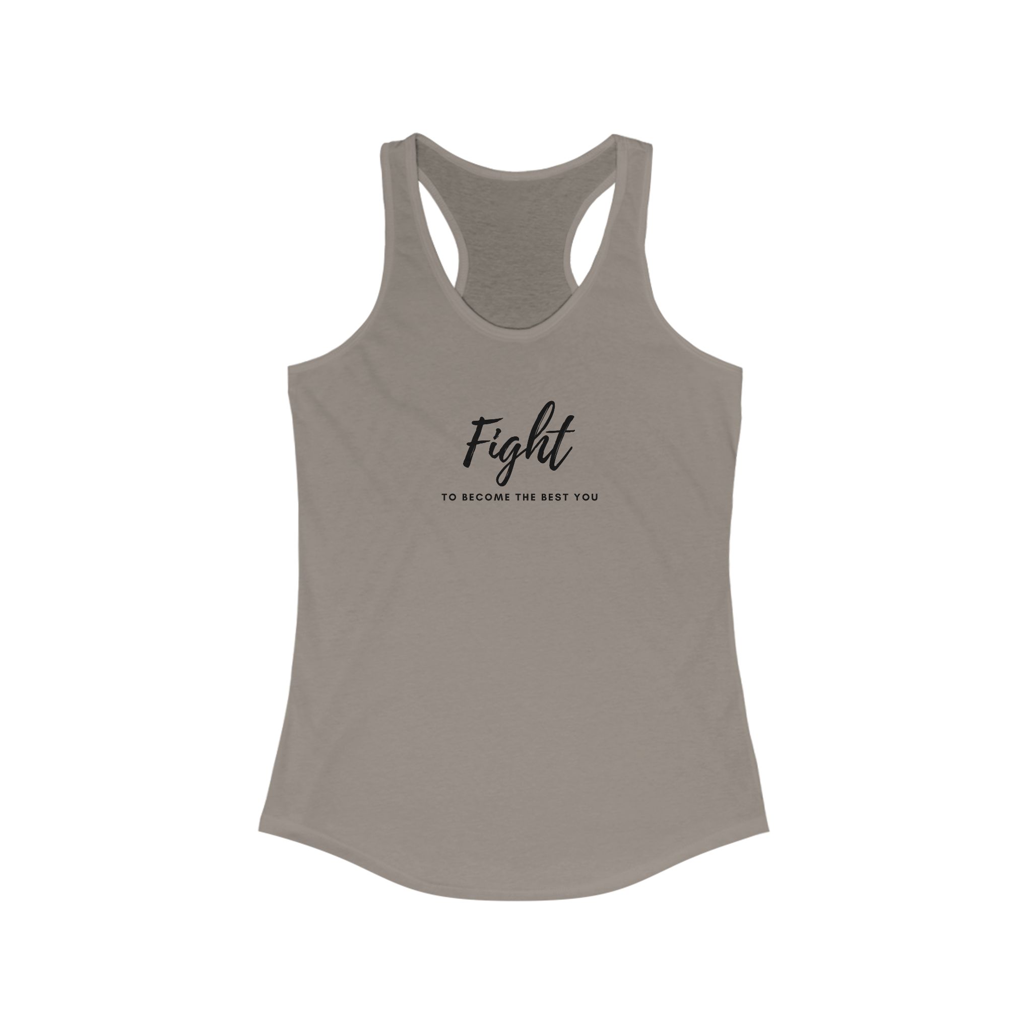 Women's Racerback Tank- "Fight to become the best you" - Image 9