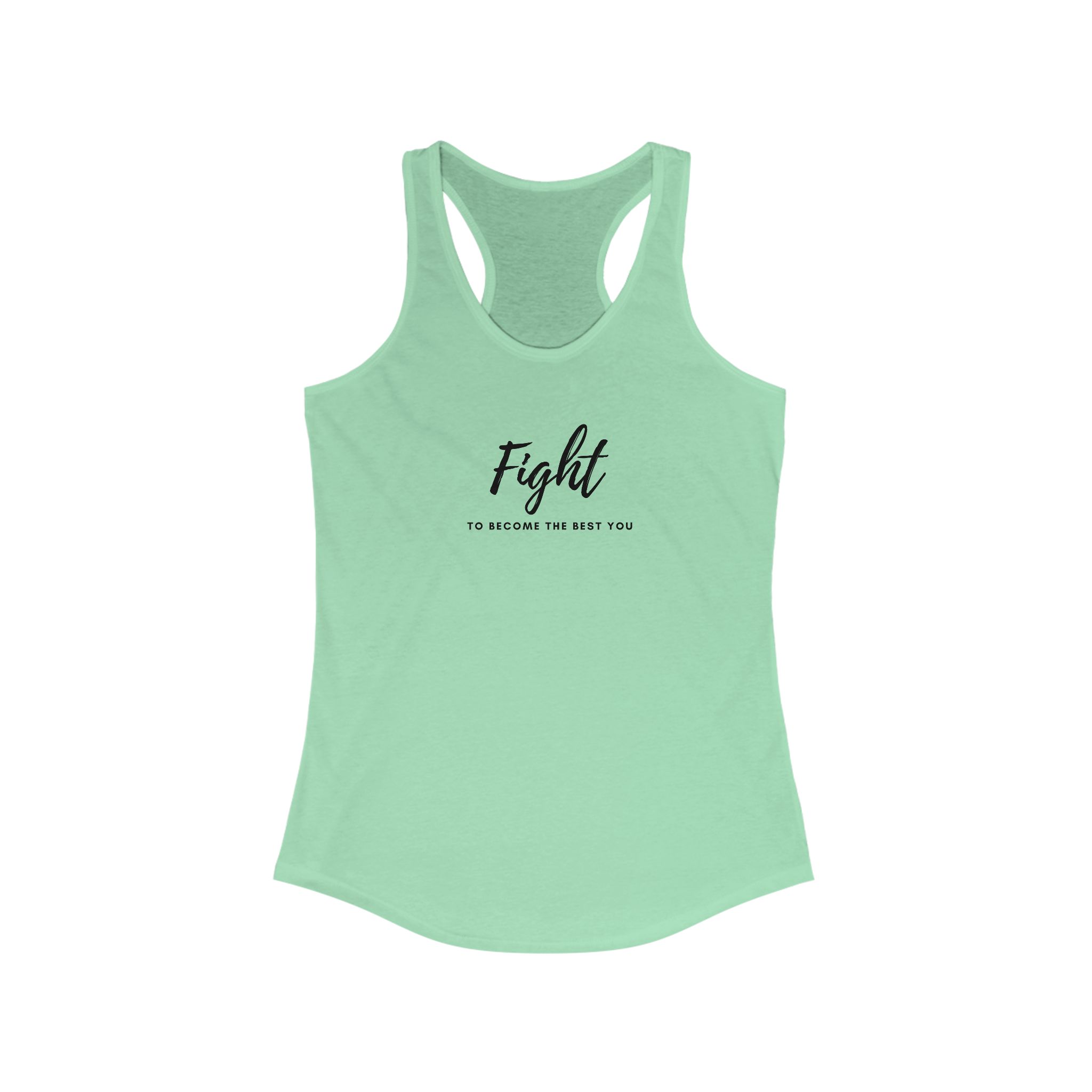 Women's Racerback Tank- "Fight to become the best you" - Image 11
