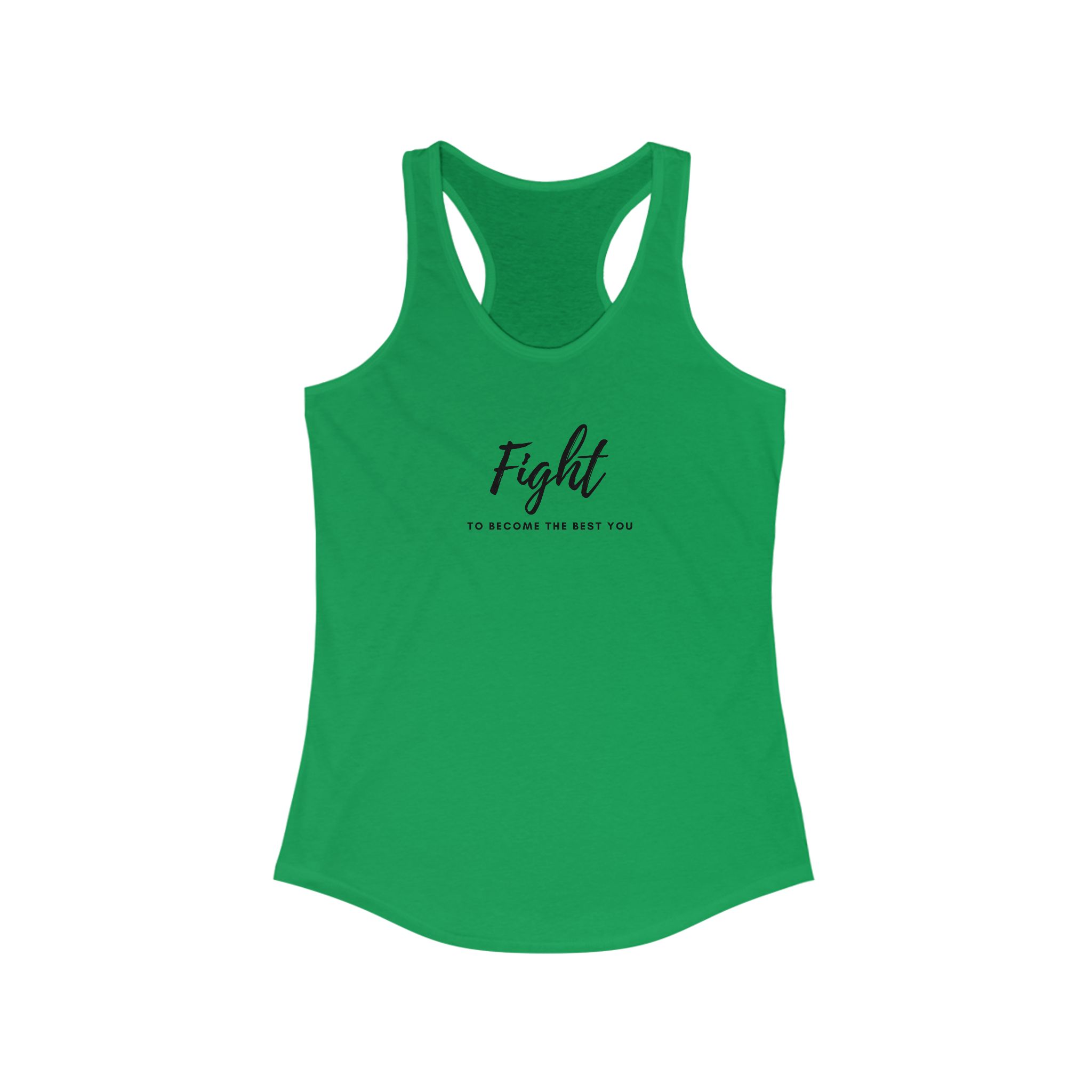 Women's Racerback Tank- "Fight to become the best you" - Image 13