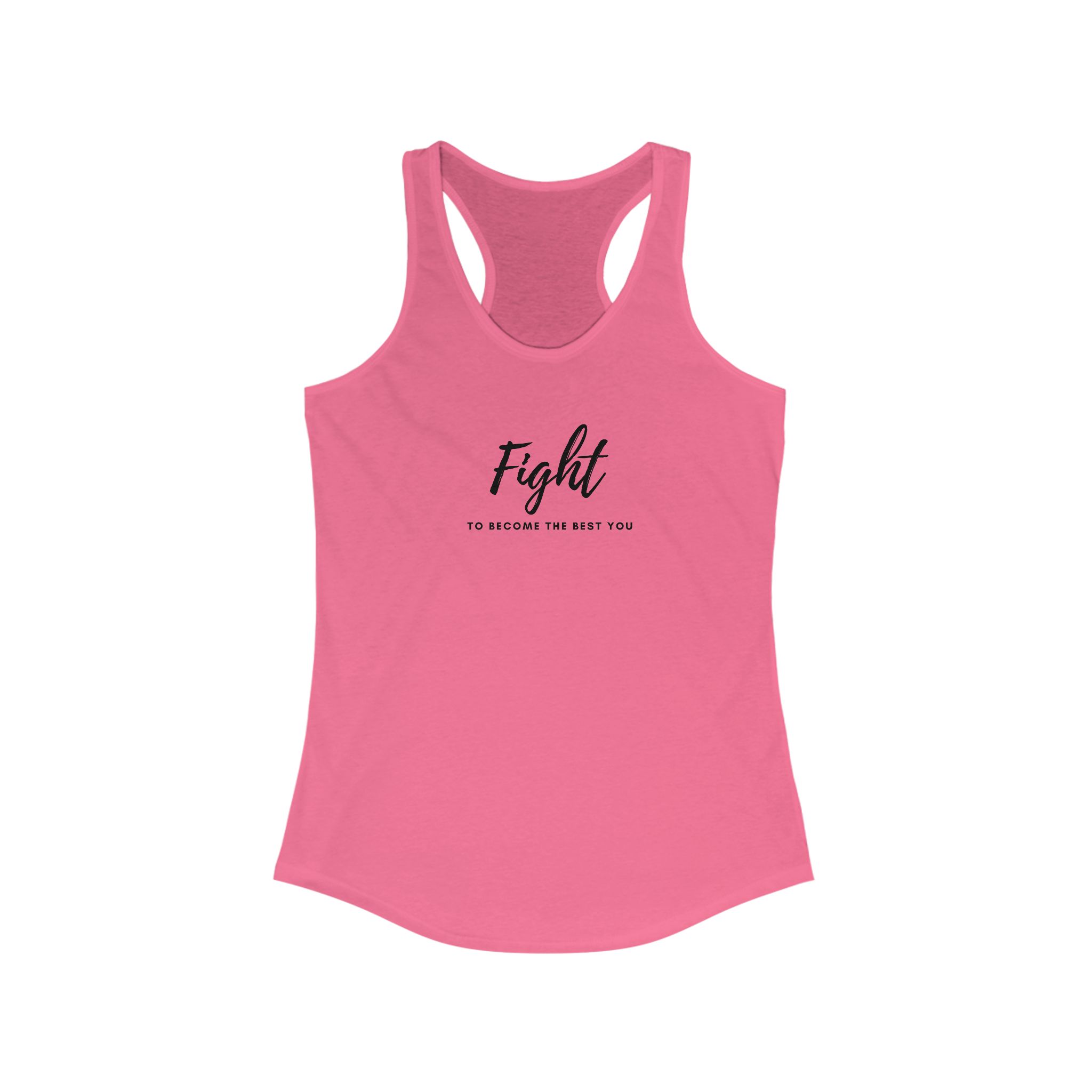 Women's Racerback Tank- "Fight to become the best you" - Image 15