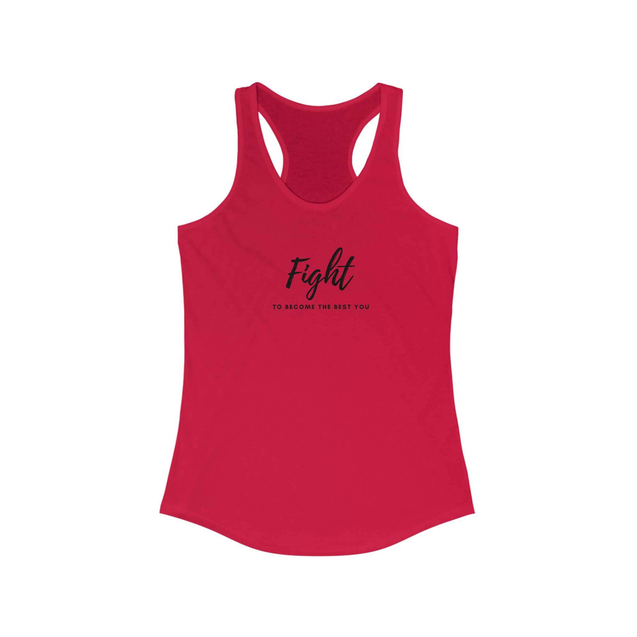 Women's Racerback Tank- "Fight to become the best you" - Image 17