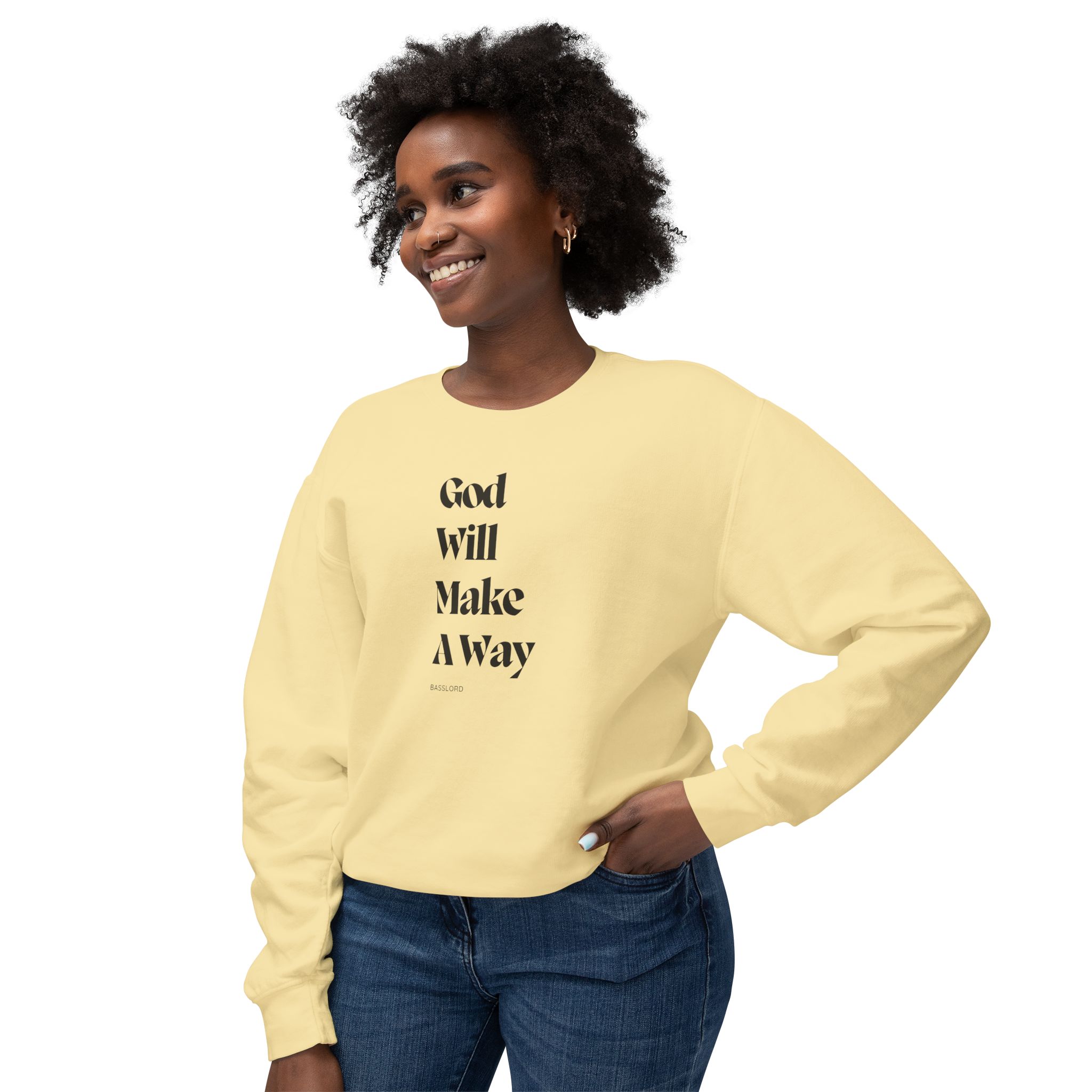 Unisex Crewneck Sweatshirt- "God will make a way" - Image 3