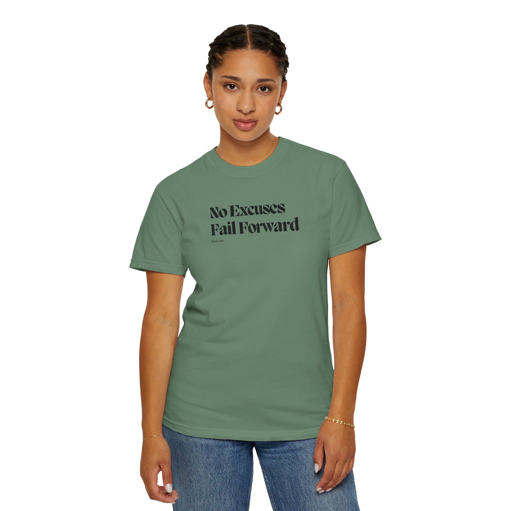 Unisex T-Shirt- "No excuses, fail forward" - Image 4