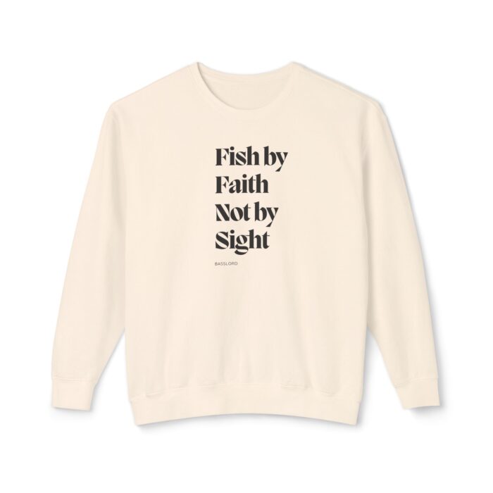 Unisex Crewneck Sweatshirt- "Fish by faith, not by sight" - Image 9