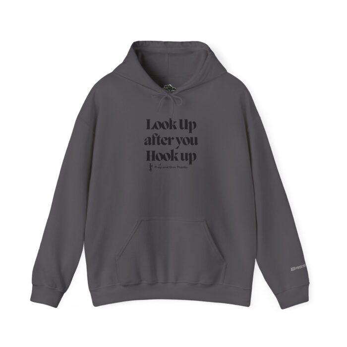 Unisex Sweatshirt- "Look up after you hook up, pray and give thanks" - Image 15