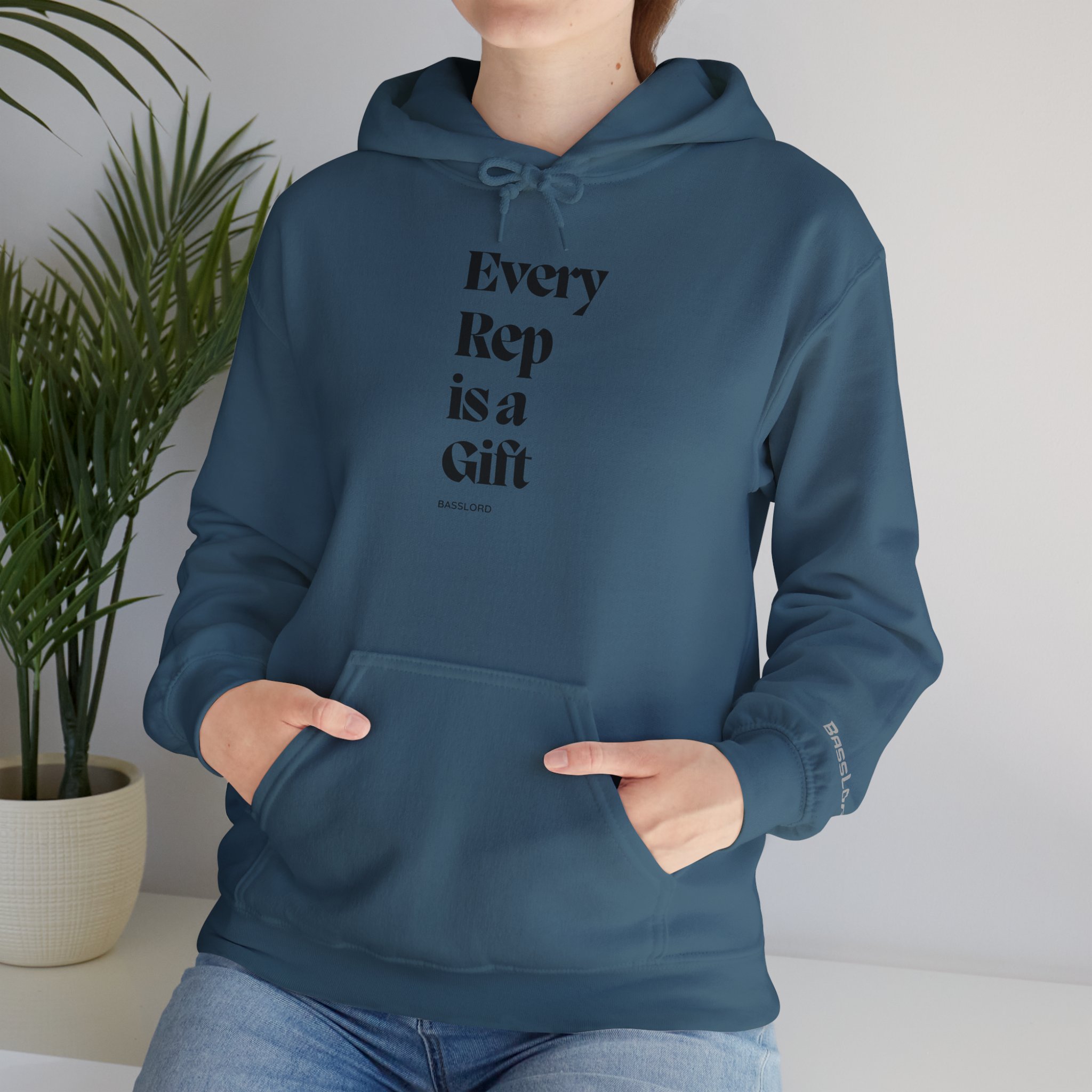 Unisex Hoodie- "Every rep is a gift" - Image 6