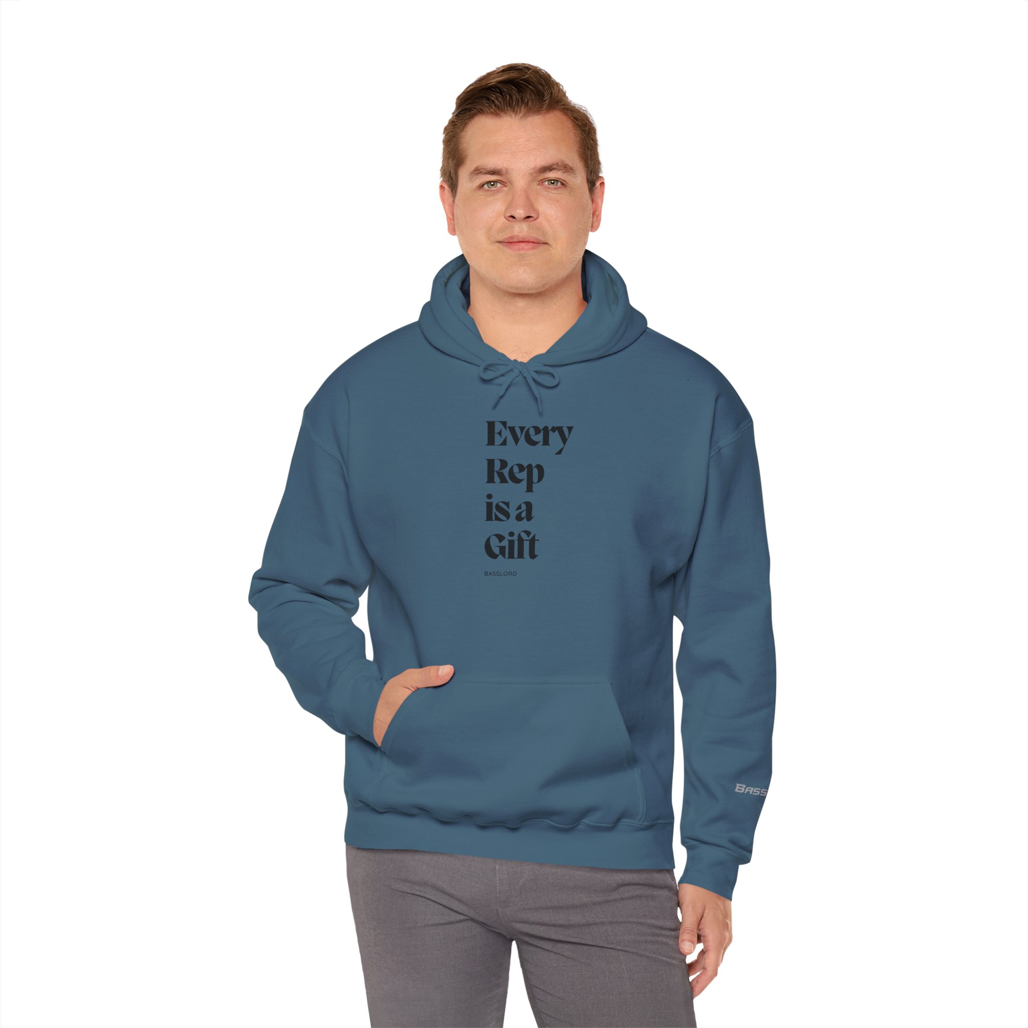 Unisex Hoodie- "Every rep is a gift" - Image 5