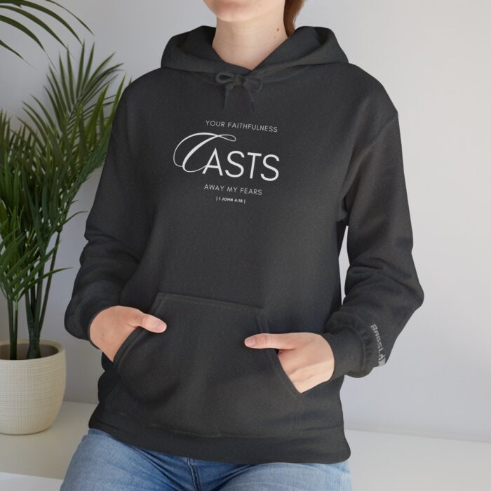 Unisex Hoodie- "Your faithfulness casts away my fears" - Image 5