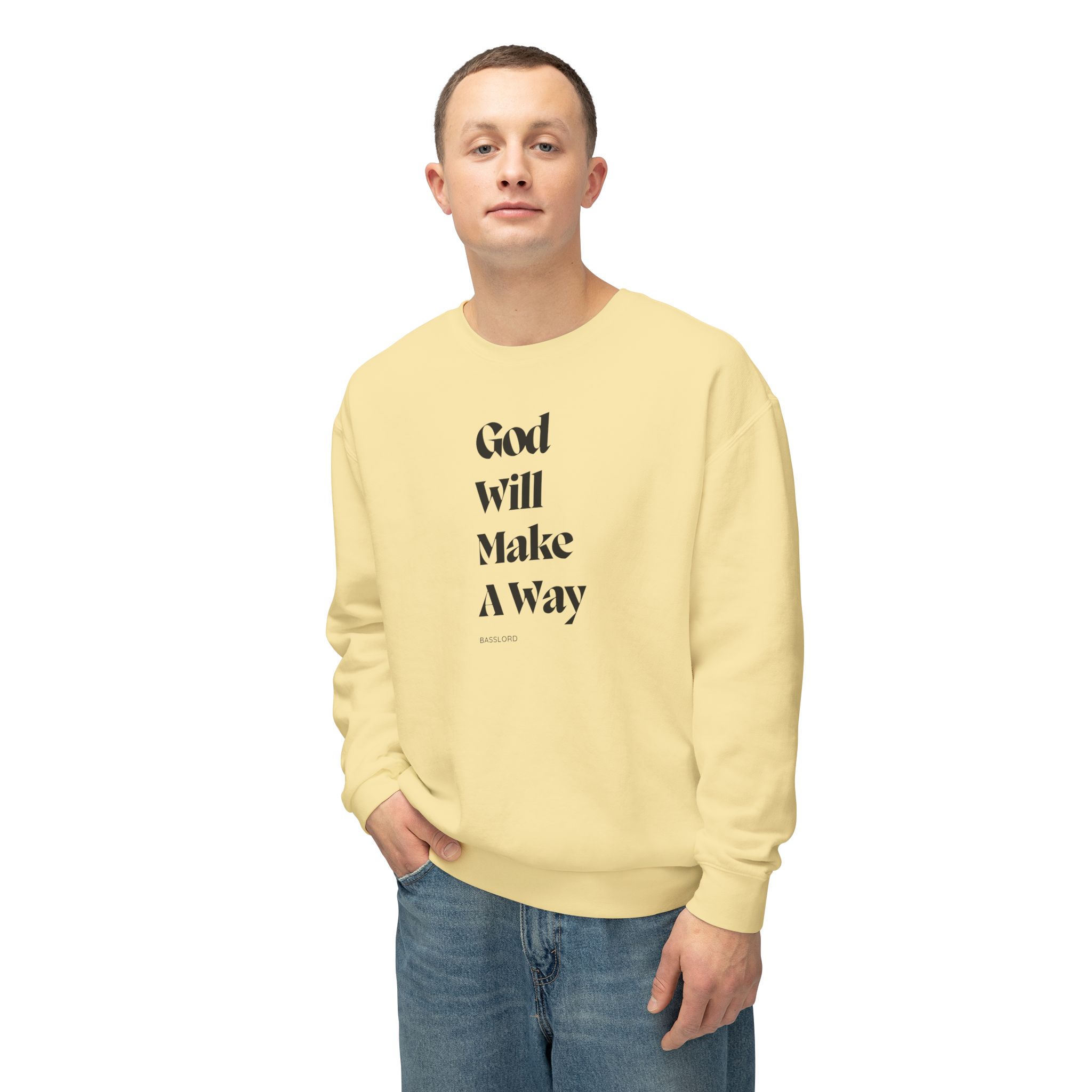 Unisex Crewneck Sweatshirt- "God will make a way" - Image 4