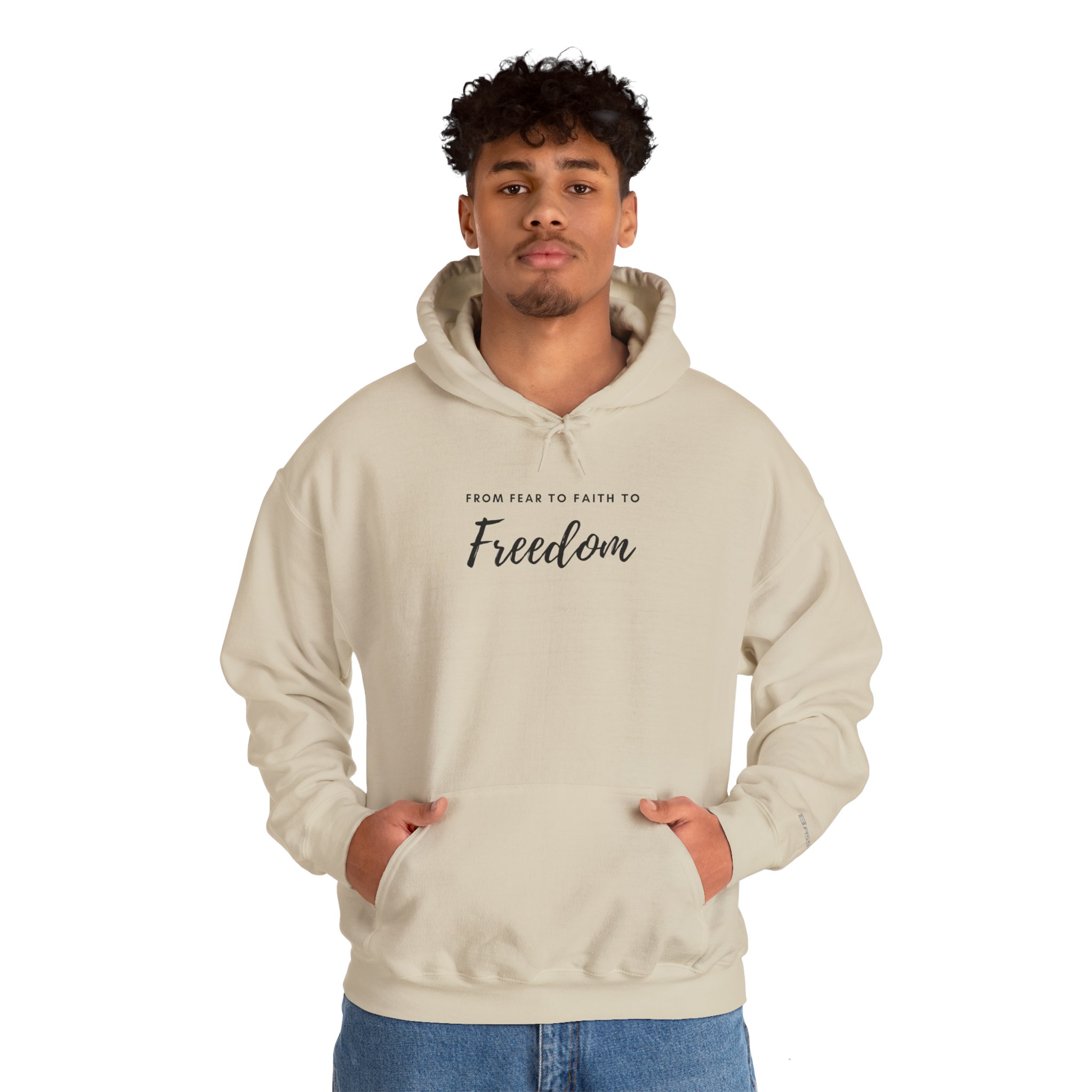 Unisex Hoodie- "From fear to faith to freedom" - Image 4