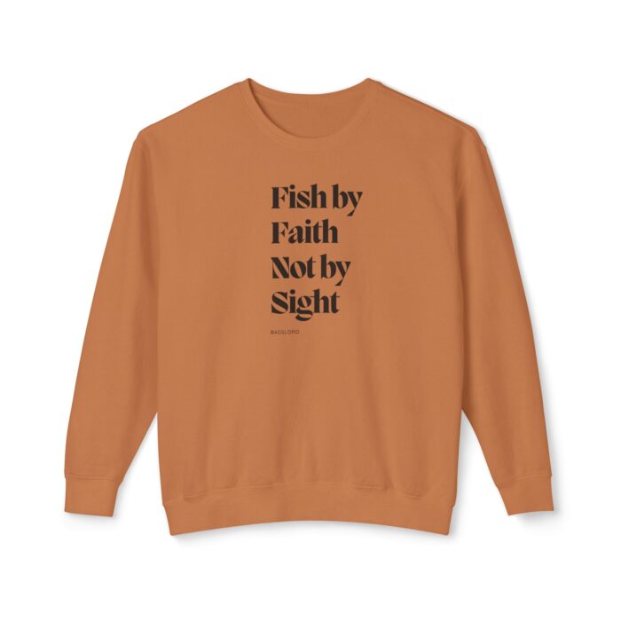 Unisex Crewneck Sweatshirt- "Fish by faith, not by sight" - Image 6