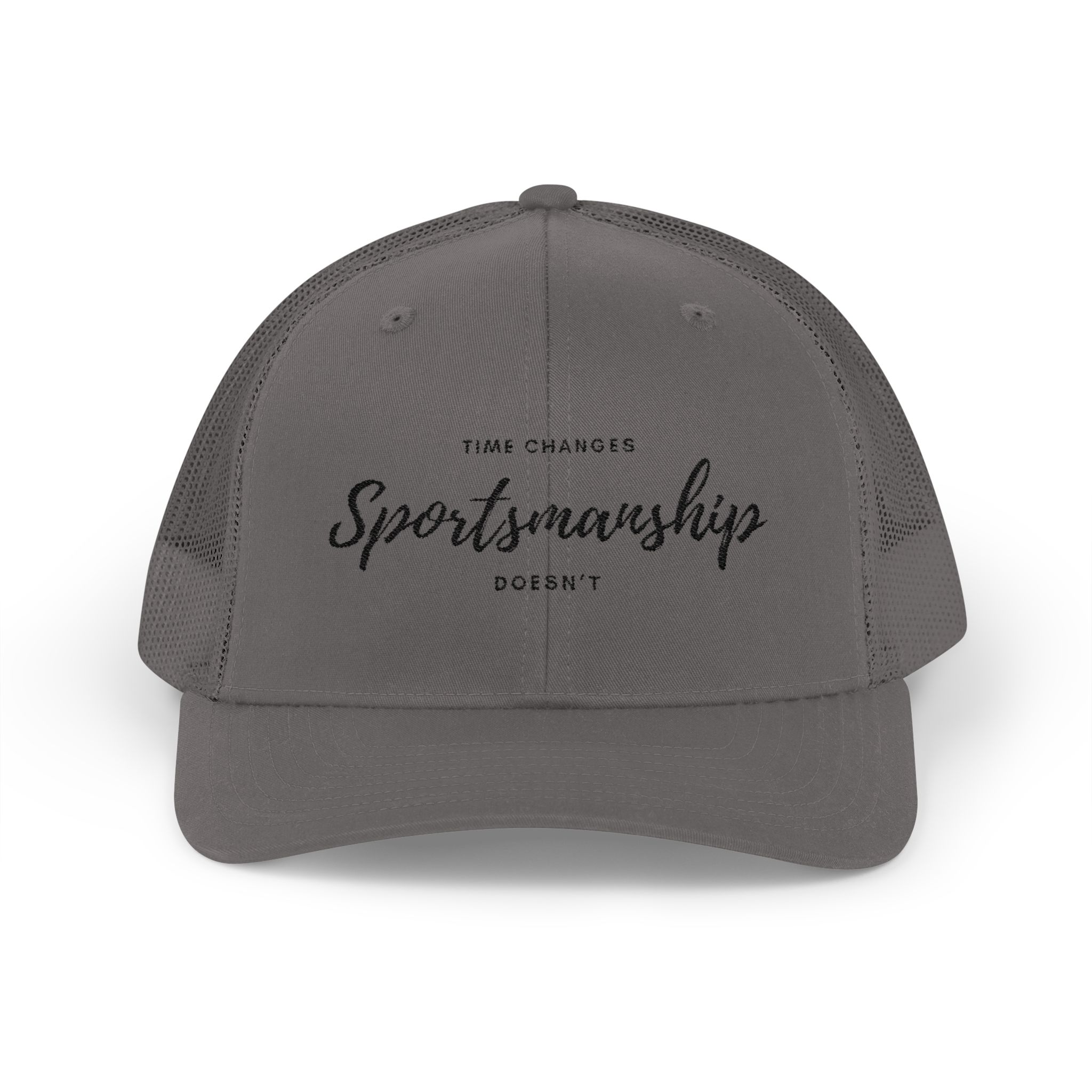 Snapback Trucker Cap- "Time changes, Sportsmanship doesn't" - Image 9