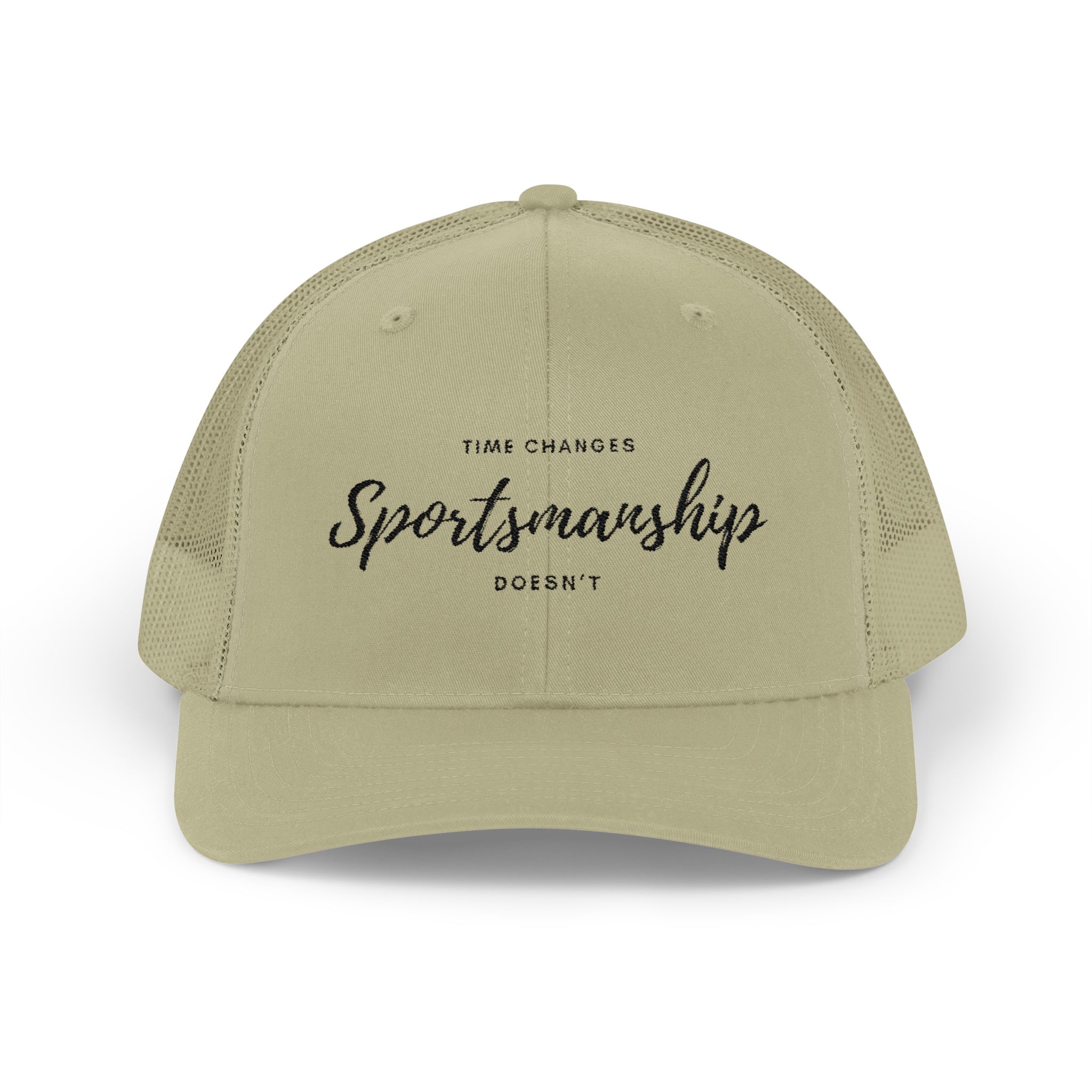 Snapback Trucker Cap- "Time changes, Sportsmanship doesn't" - Image 13